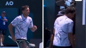 Wygrał mecz i... uciekł z kortu. Sceny w Australian Open