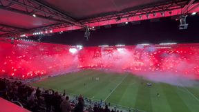 Stadion w Warszawie zapłonął. Efektowna oprawa kibiców Legii