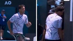 Wygrał mecz i... uciekł z kortu. Sceny w Australian Open