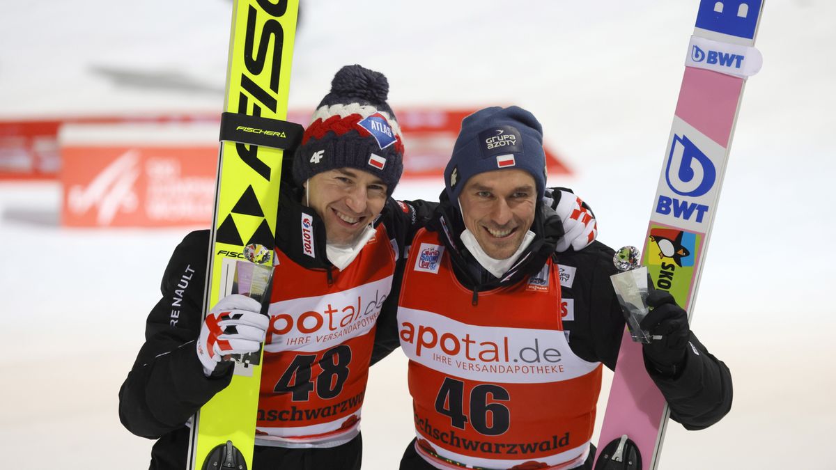 Na zdjęciu od lewej: Kamil Stoch i Piotr Żyła