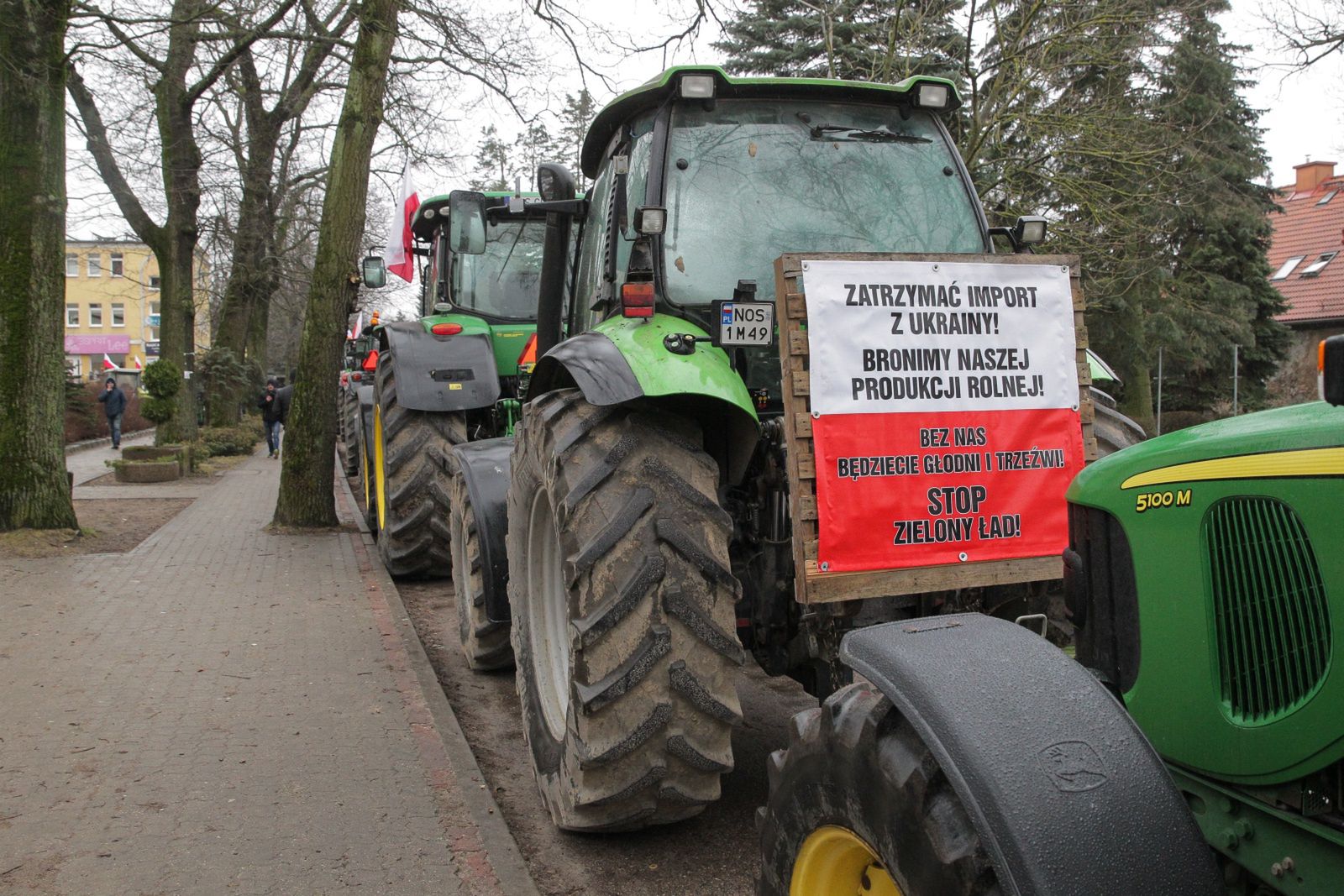 protest rolników w Morągu