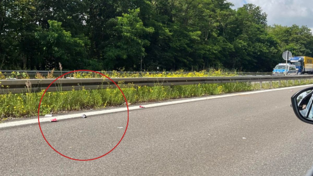 Na taki widok natknął się nasz czytelnik. "Po stronie niemieckiej leży mnóstwo śmieci".