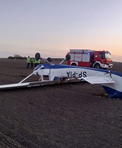 Groźny wypadek awionetki w Gliwicach. Są poszkodowani