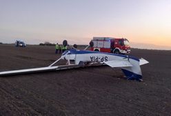 Groźny wypadek awionetki w Gliwicach. Są poszkodowani