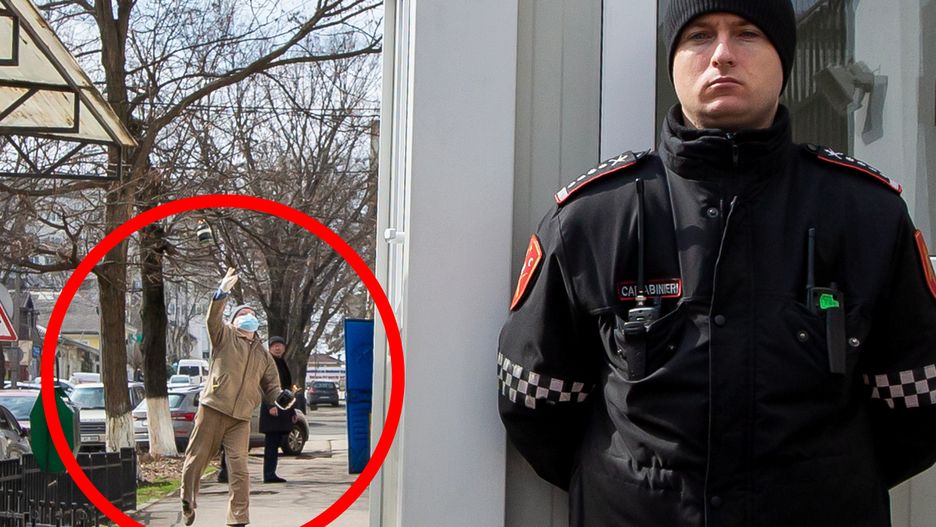 W Kiszyniowie 54-latek wrzucił dwa koktajle Mołotowa na teren ambasady rosyjskiej