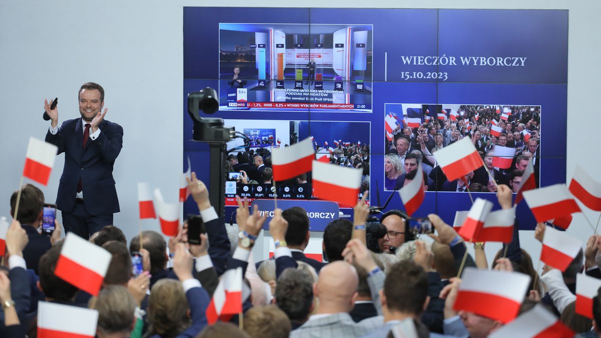 Rafa� Bochenek
Pawe� Supernak
2023, parlamentarne, pis, polityk polityka, reakcja, sztab, wiecz�r wyborczy, wyborczy, wybory, wynik, wyniki