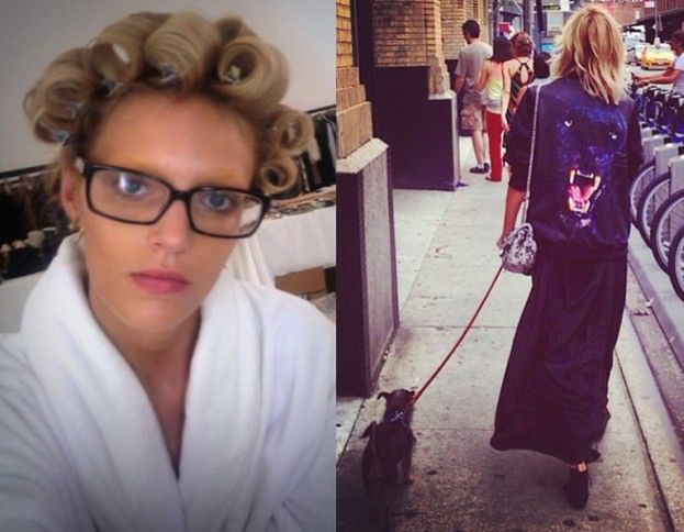 Anja Rubik przygotowuje się do sesji! (FOTO)