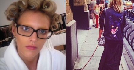 Anja Rubik przygotowuje się do sesji! (FOTO)