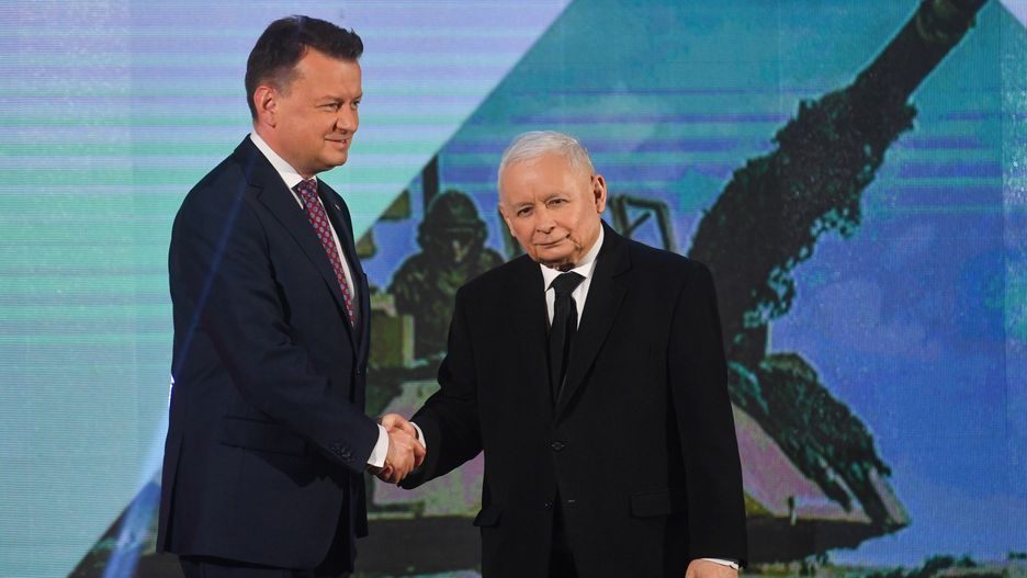 Jarosław Kaczyński i Mariusz Błaszczak