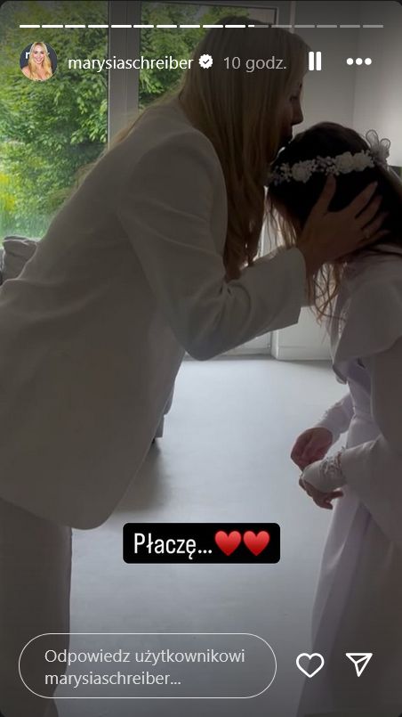 Marianna Schreiber udostępniła zdjęcia z komunii córki