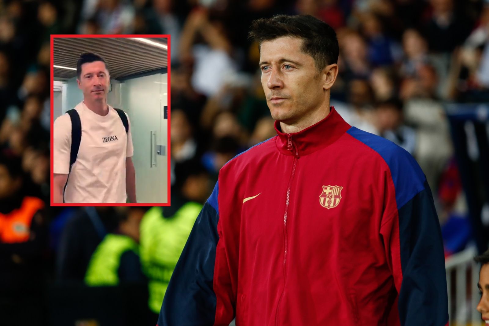 Lewandowski przed meczem pokazał się w drogiej koszulce. Cena robi wrażenie