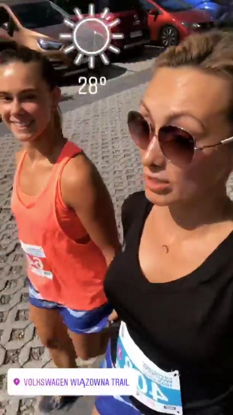 Anna Kalczyńska z siostrą Marysią