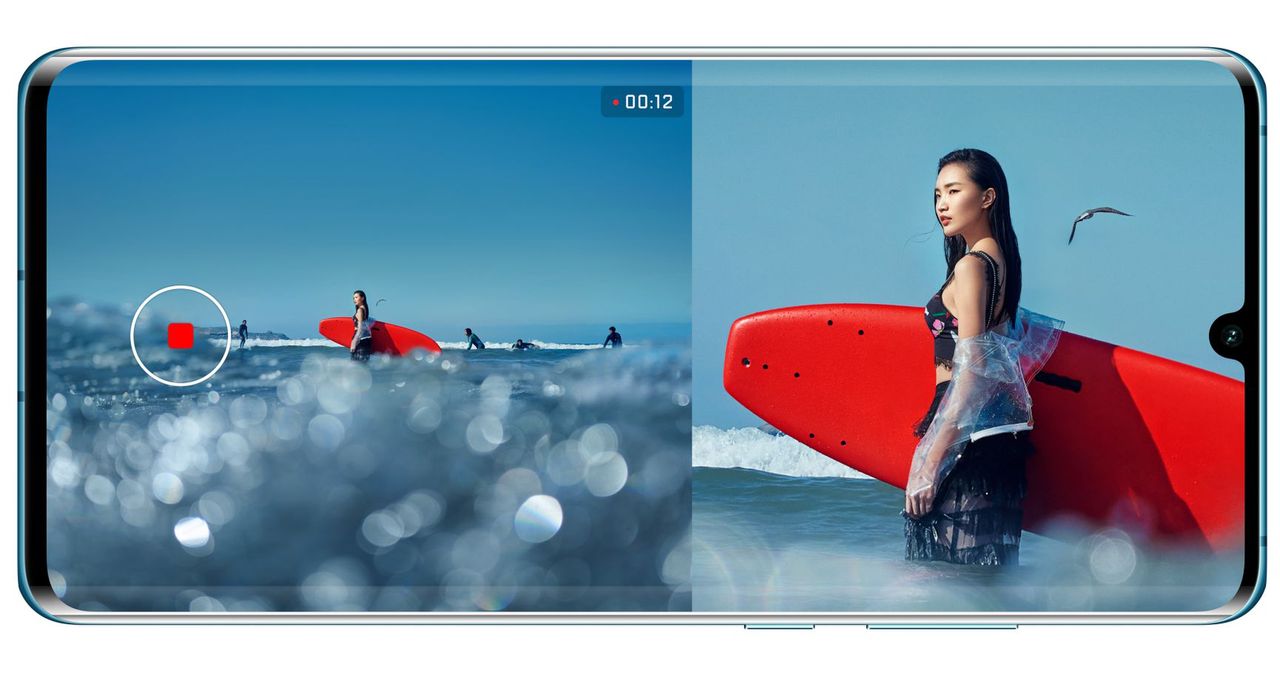 Funkcja widok podwójny to nowość w oprogramowaniu Huaweiów P30 i P30 Pro