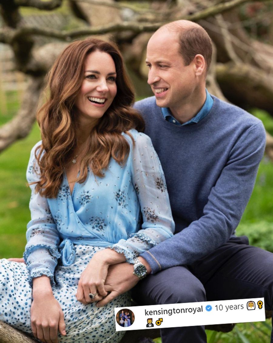 Kate i William obchodzą dziesiątą rocznicę ślubu