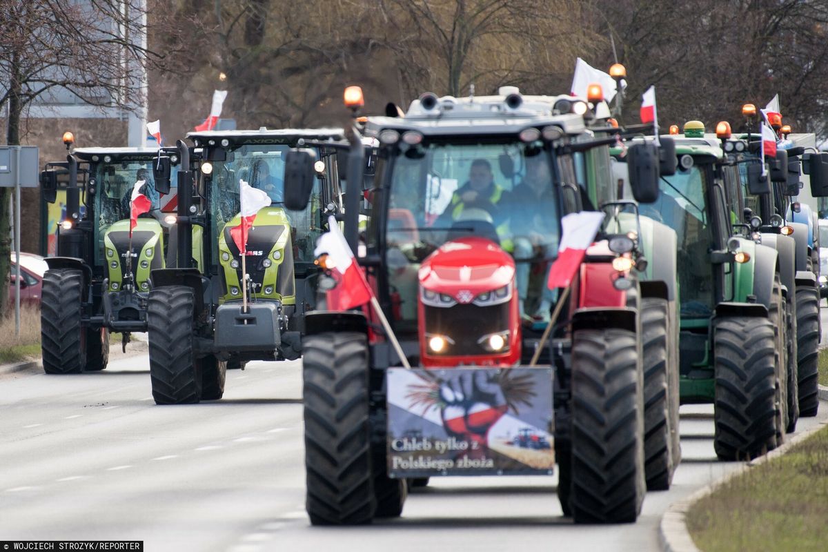 Rolnicy zablokowali granicę z Ukrainą