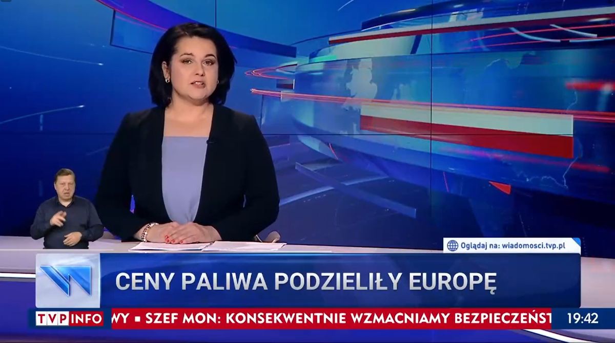 "Wiadomości" zachwalają niskie ceny paliwa w  Polsce w stosunku do cen europejskich