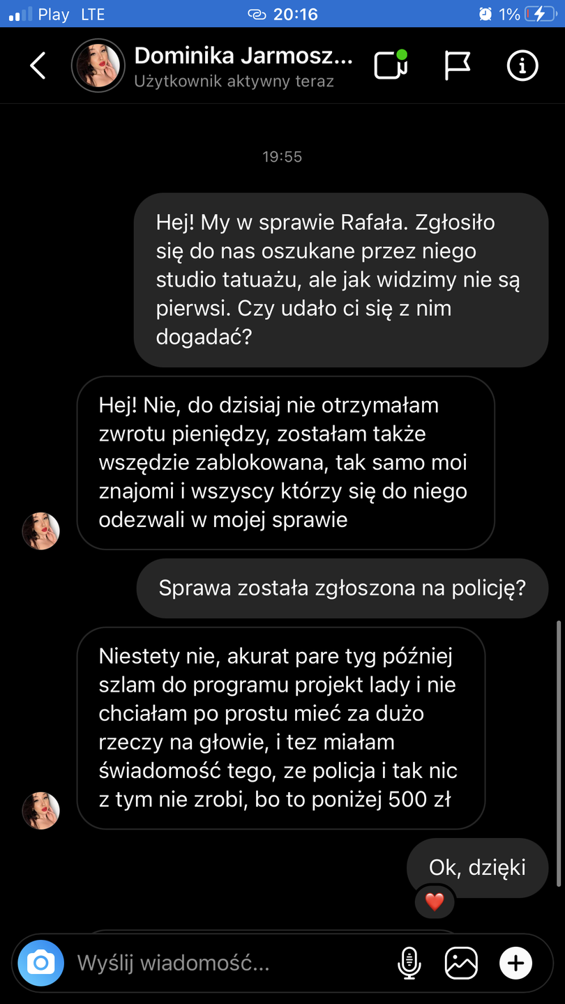 Rafał Nowaczuk oszukuje ludzi?
