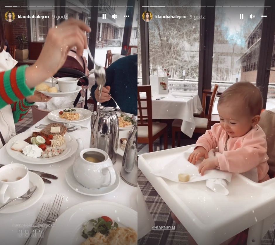 Klaudia Halejcio pojechała z dzieckiem do SPA 