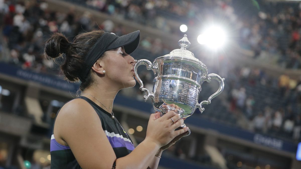 PAP/EPA / JUSTIN LANE / Na zdjęciu: Bianca Andreescu, mistrzyni US Open 2019