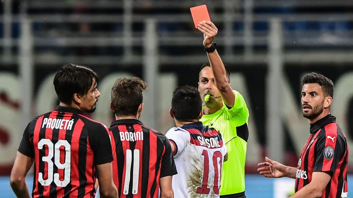 Lucas Paqueta ukarany czerwoną kartką