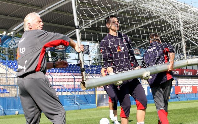 Łukasz Załuska był regularnym gościem na zgrupowaniach reprezentacji Polski za kadencji Leo Beenhakkera / fot. PAP