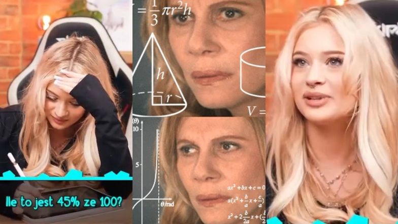 Crazyoliwka zmierzyła się z zadaniem matematycznym