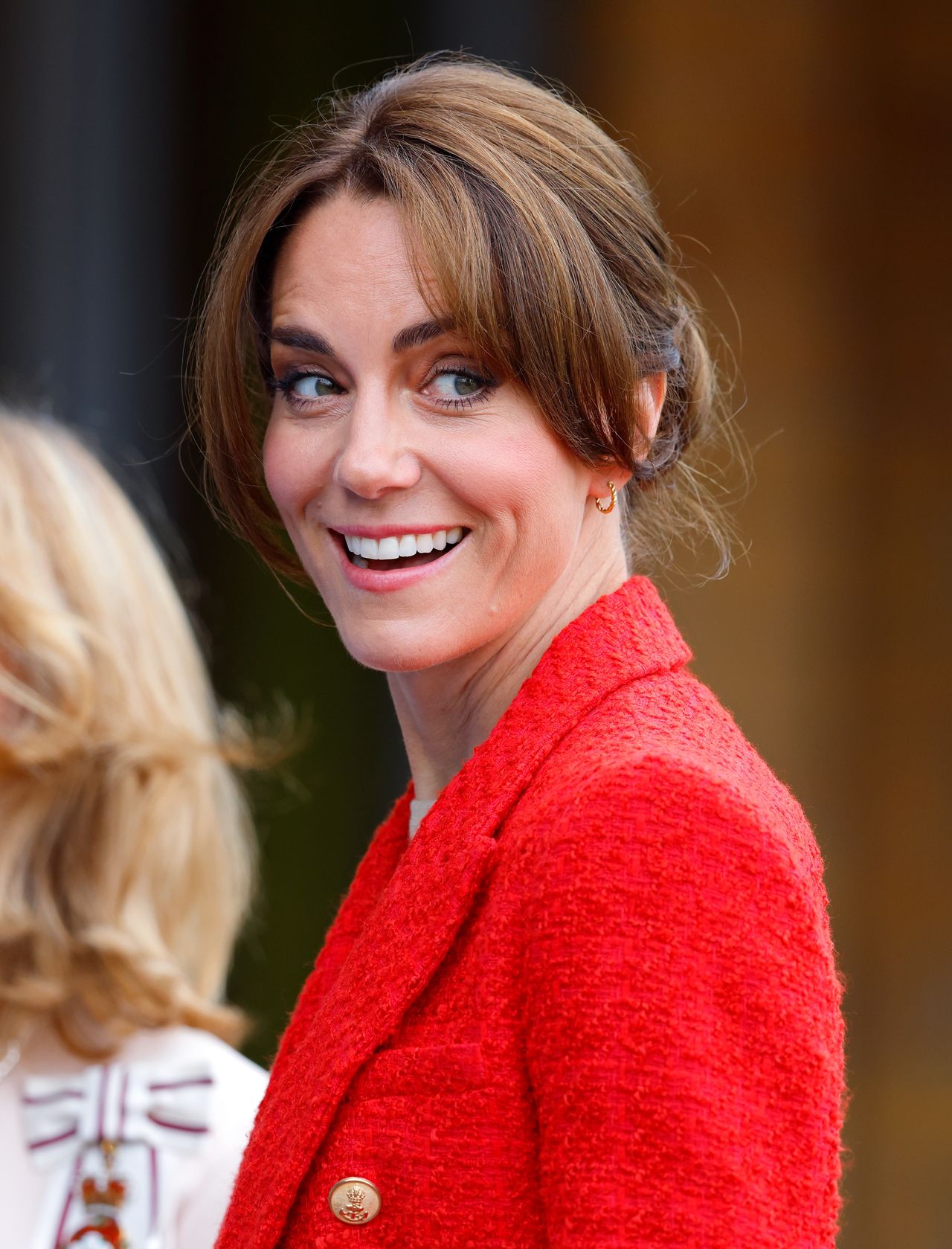 Kate Middleton in a new hairstyle