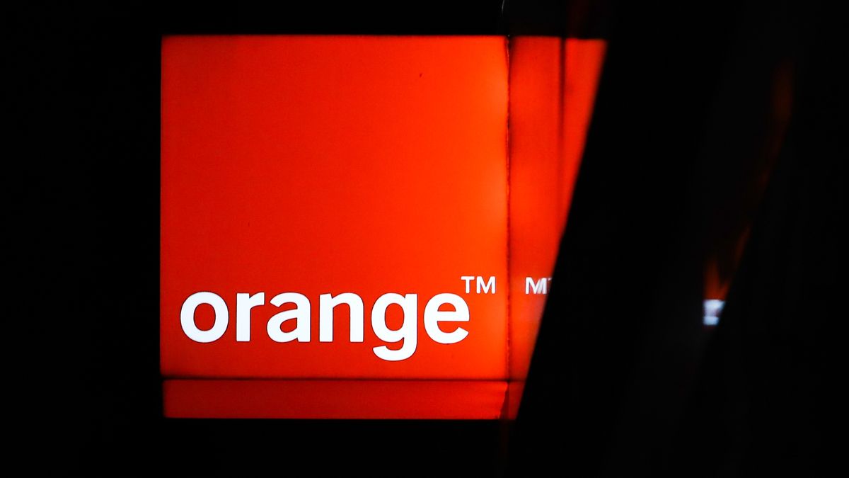 Orange logo is seen on the store in Krakow, Poland on February 18, 2022. (Photo Illustration by Jakub Porzycki/NurPhoto via Getty Images)