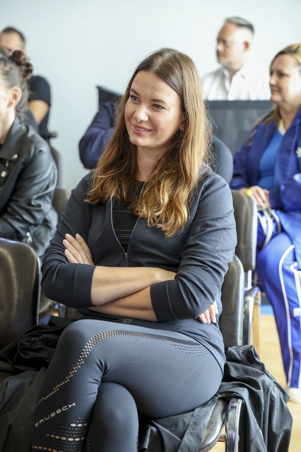 Znane twarze pozują na premierze linii ubrań treningowych Qczaja