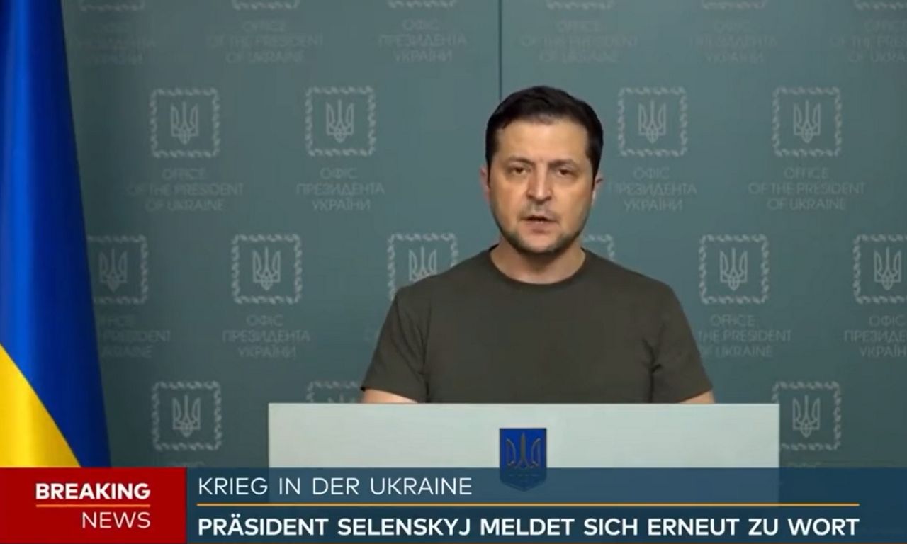 Niebywałe chwile na konferencji prezydenta Ukrainy. Tłumaczka zapłakała