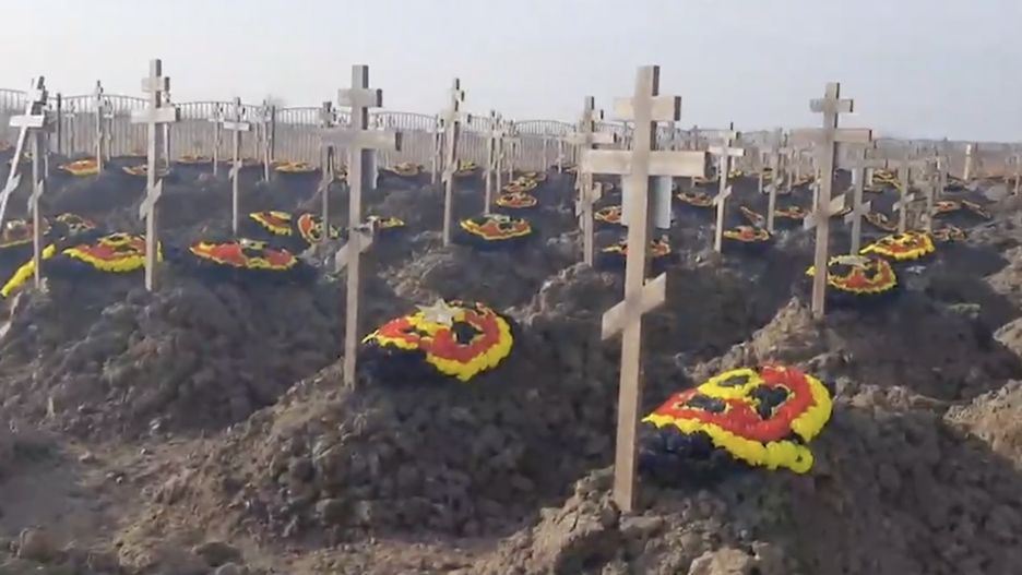 Pierwsze zdjęcia cmentarza bojowników  grupy Wagnera zaczęły obiegać media społecznościowe w styczniu, po odkryciu miejsca pochówku przez aktywistę i autora kanału telegraficznego Tituszki w Krasnodarze Witalija Wotanowskiego