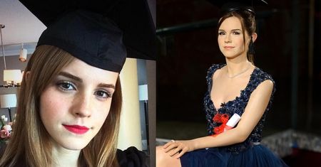 Figura woskowa Emmy Watson też skończyła studia... (FOTO)