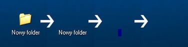 Niewidzialny folder na Pulpicie - Windows XP 2
