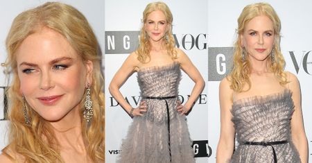 50-letnia Nicole Kidman pozuje w sukni od Diora