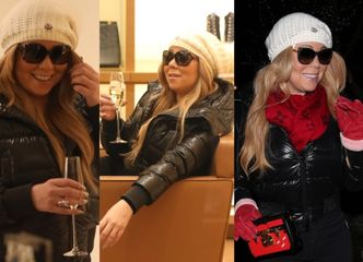 Mariah Carey pije szampana w butiku Louis Vuitton (ZDJĘCIA)