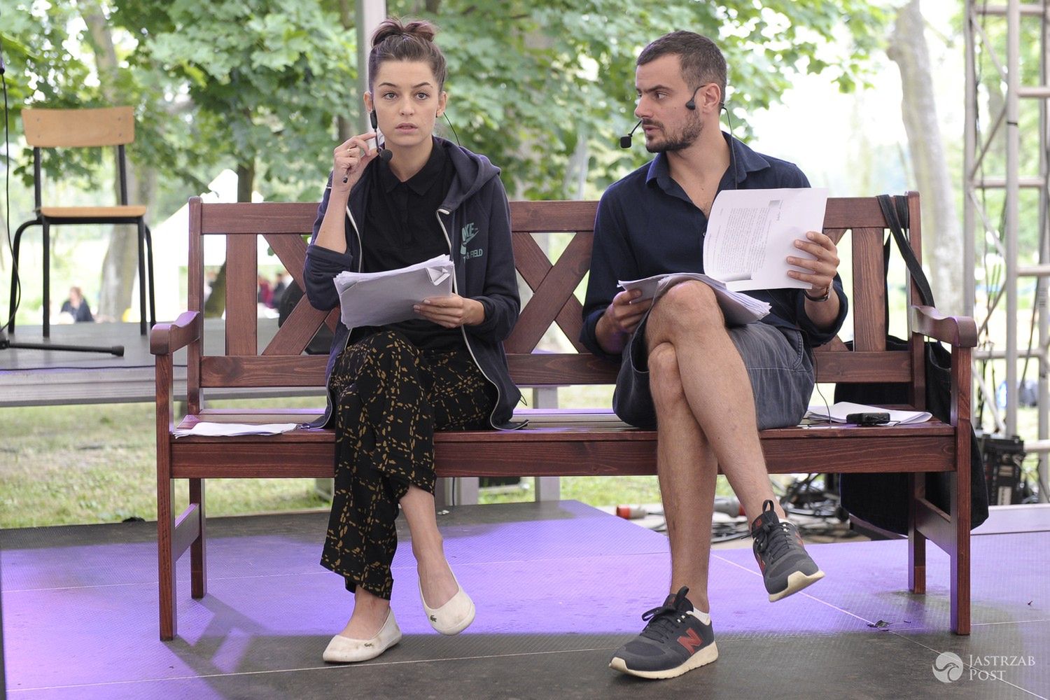 Agnieszka Więdłocha i Antoni Pawlicki w Szczebrzyszynie 2016