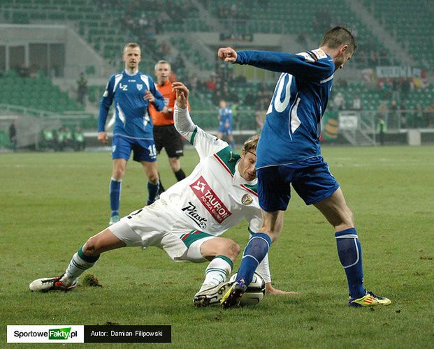 Arkadiusz Aleksander zdobył pierwszą bramkę w barwach świnoujskiego klubu