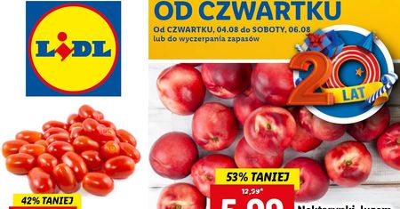 Lidl najnowsza gazetka od czwartku 4 sierpnia. Promocje w Lidlu 4.08-6.08
