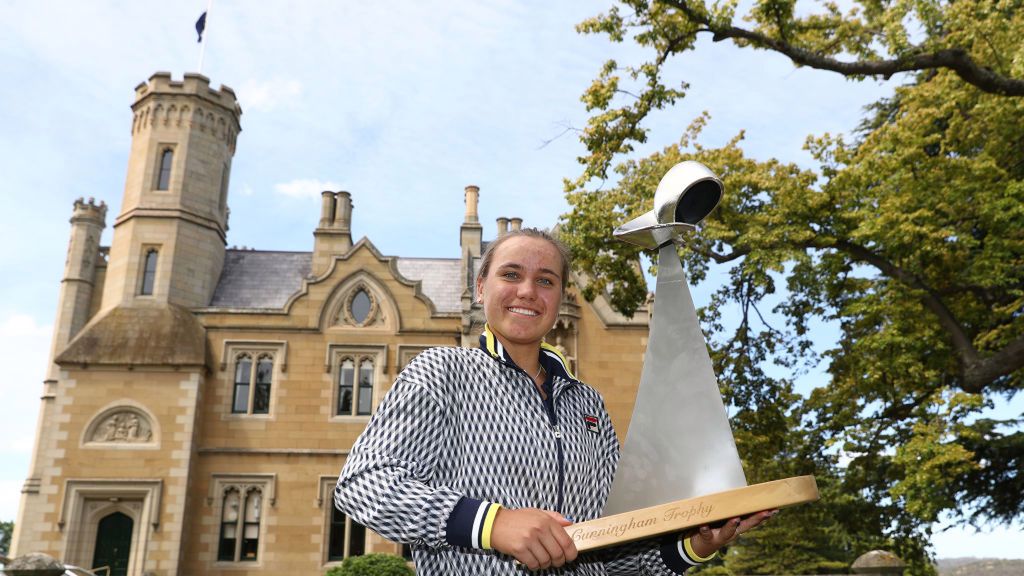 Getty Images / Robert Cianflone / Na zdjęciu: Sofia Kenin, mistrzyni Hobart International 2019