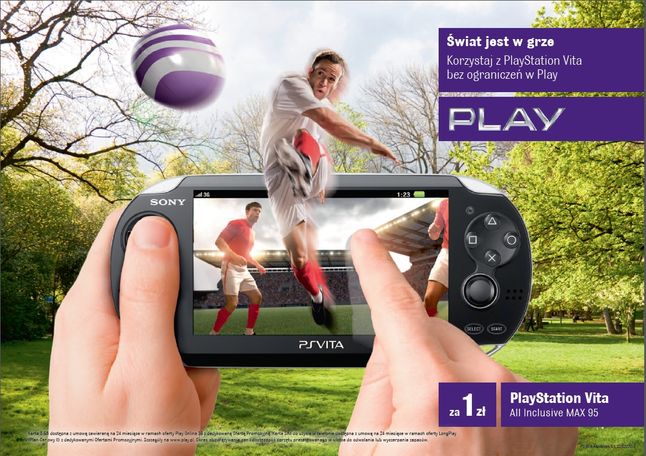 PS Vita w Play - reklama