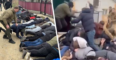 Próbowali uciec? Wstrząsające zatrzymanie mężczyzn w Ukrainie