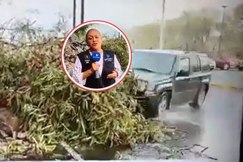 Auto wpadło w reporterkę i operatora. Przerażające wideo z Meksyku