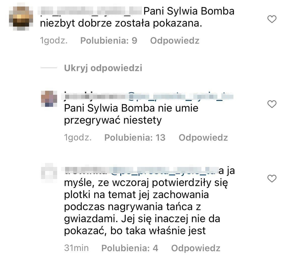 Komentarze po występie Sylwii Bomby w "99 - Gra o wszystko"