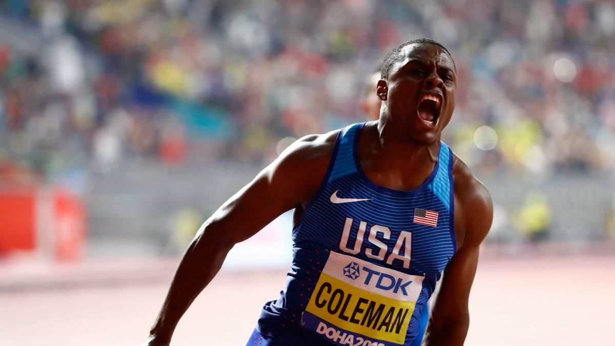 PAP/EPA / DIEGO AZUBEL / Na zdjęciu: Christian Coleman
