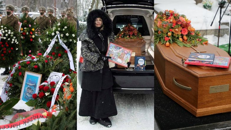 Pogrzeb Papcia Chmiela. Córka rysownika pochwaliła się... zdjęciem z trumną