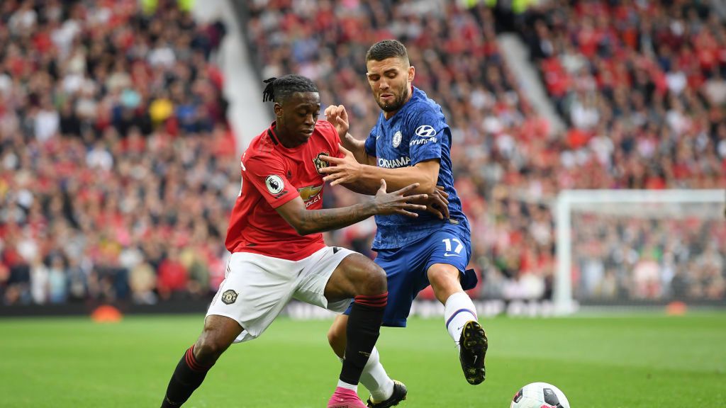 Getty Images /  Michael Regan / Na zdjęciu: Aaron Wan-Bissaka (z lewej) i Mateo Kovacić (z prawej)