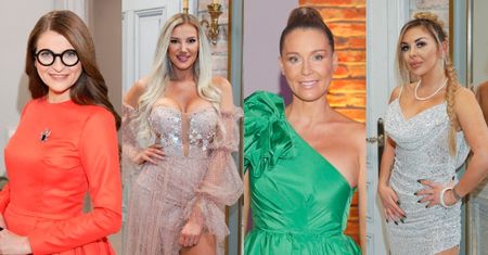 Finał "Projektu Lady": balowa Małgorzata Rozenek, grająca nogą Julia "Sara" Jaroszewska, eksponująca biust Magdalena Lubacz... (ZDJĘCIA)