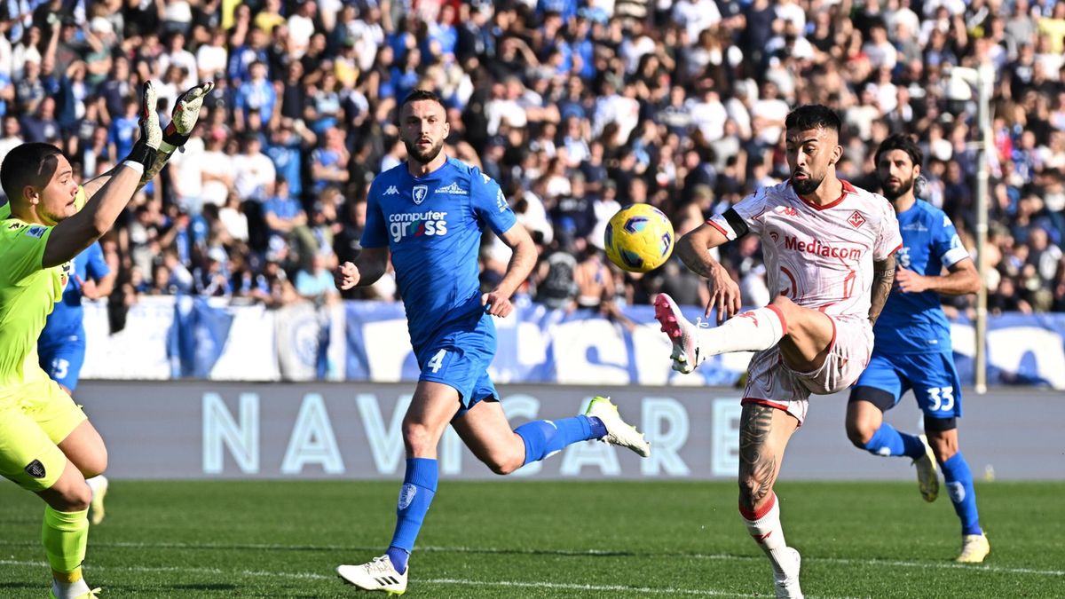 PAP/EPA / Claudio Giovannini / Mecz Serie A: Empoli FC - ACF Fiorentina