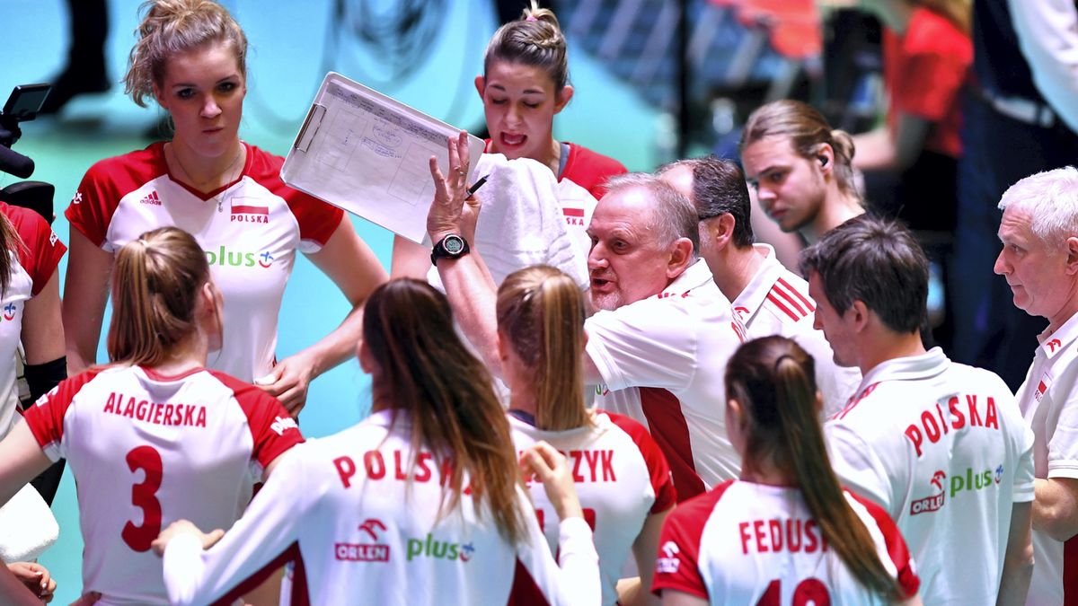 PAP / Maciej Kulczyński / Na zdjęciu: trener reprezentacji Polski Jacek Nawrocki