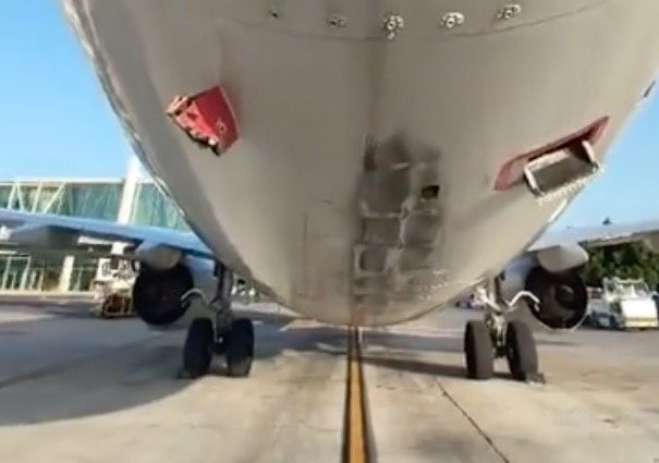 Uderzył ogonem o pas podczas lądowania. Boeing 737 uziemiony